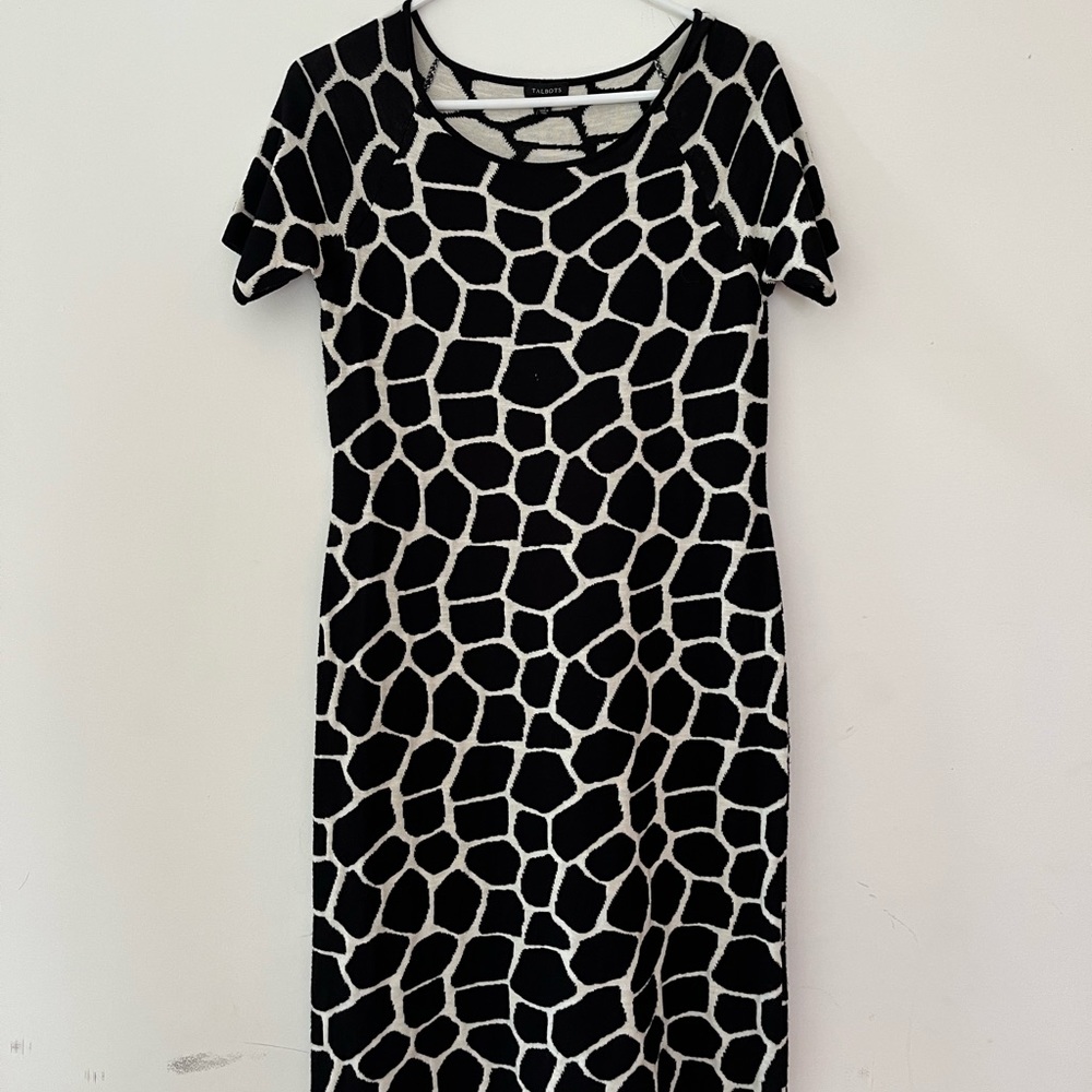 Talbots Animal Print Dress